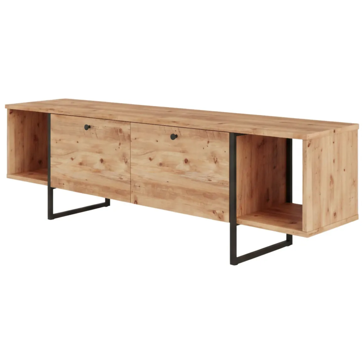 Porta TV quercia 160x40x47h cm 2 ante - Barzana