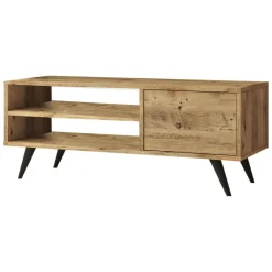 Salotto > Dmora Porta TV quercia 110x40x44h cm 2 ante - Max Marrone Quercia