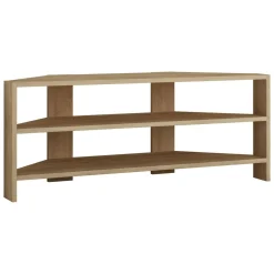 Mobili Porta Tv|Salotto > Dmora Porta TV quercia 130x40x40h cm in legno - Nanauk Marrone Quercia