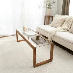 Mobili Porta Tv|Salotto > Dmora Porta TV quercia 130x40x40h cm in legno - Nanauk Marrone Quercia