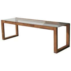 Mobili Porta Tv|Salotto > Dmora Porta TV quercia 130x40x40h cm in legno - Nanauk Marrone Quercia