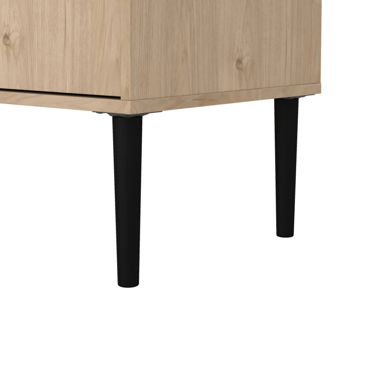Mobili Porta Tv > Dmora Porta TV rovere 147x39x56h cm 2 ante e 1 cassetto - elie Marrone Rovere