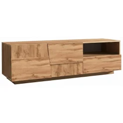 Porta TV rovere 150x44x46h cm 2 ante e 1 cassetto - Cecia