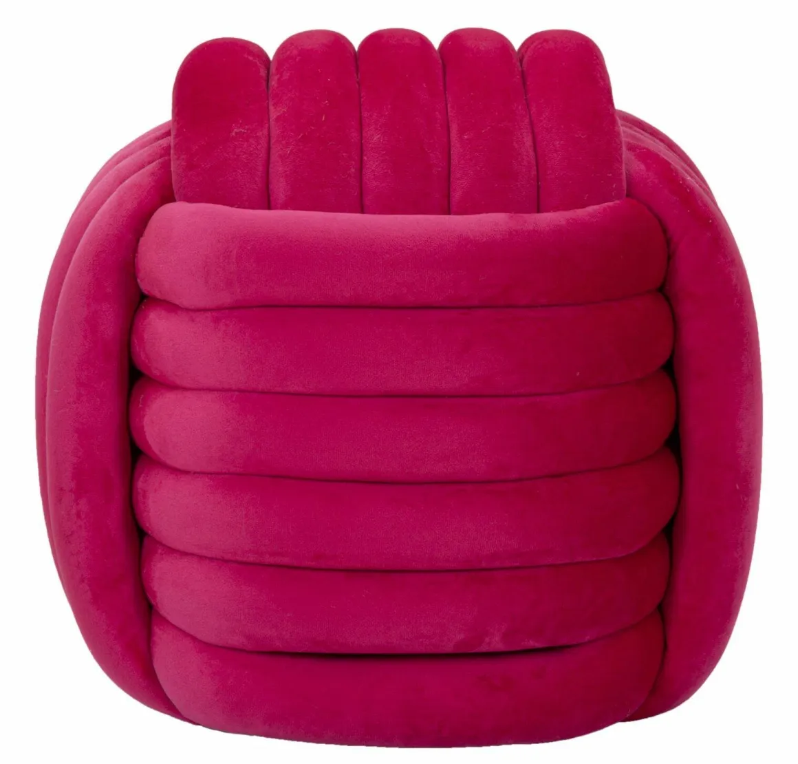 Pouf cubico fucsia 45x45x45h cm - Bozzente