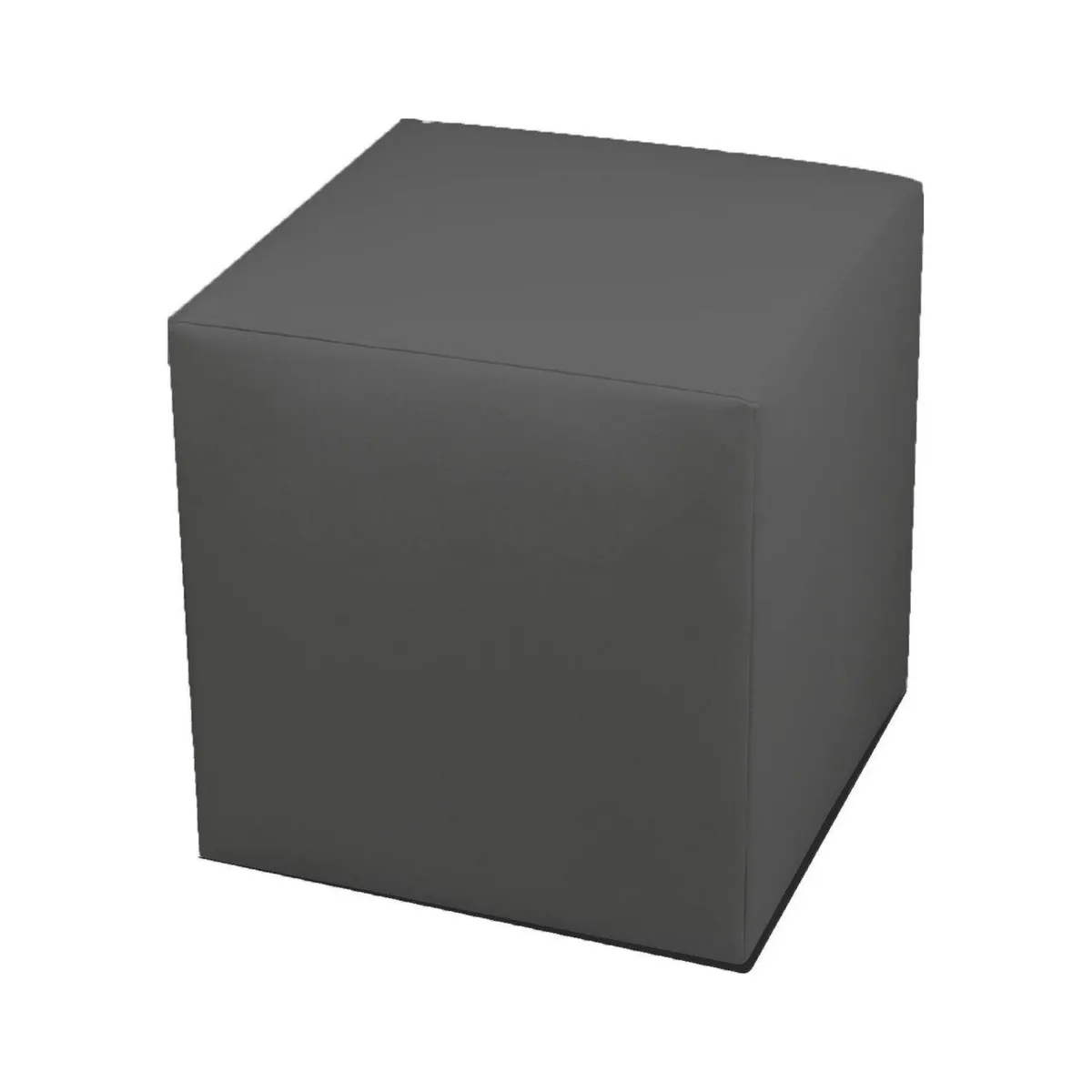 Pouf > Dmora Pouf cubico 40x40x42h cm - Accumoli Grigio Scuro