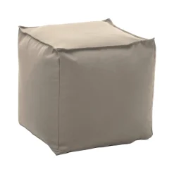Salotto|Pouf > Dmora Pouf imbottito 45x45x45h cm - Aron Beige