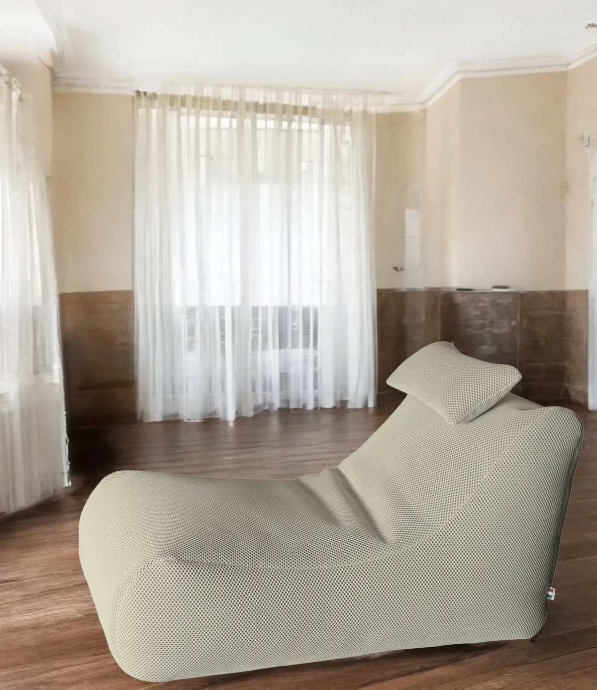 Pouf > Dmora Pouf irregolare 70x120x65h cm - ??hck Beige