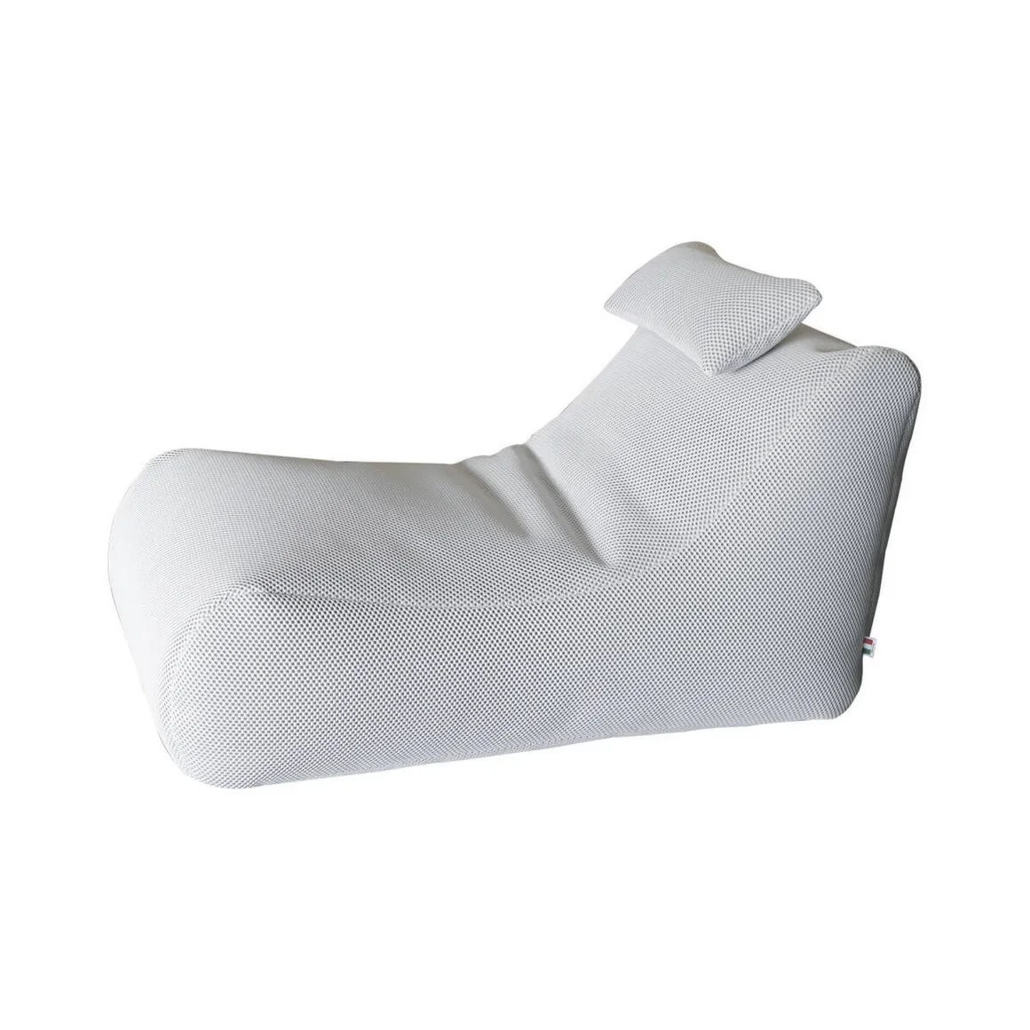Pouf irregolare bianco 70x120x65h cm - ??hck