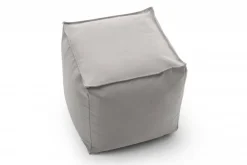 Salotto|Pouf > Dmora Pouf quadrato 45x45x45h cm - Aron Bianco