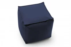 Pouf quadrato blu 45x45x45h cm - Aron