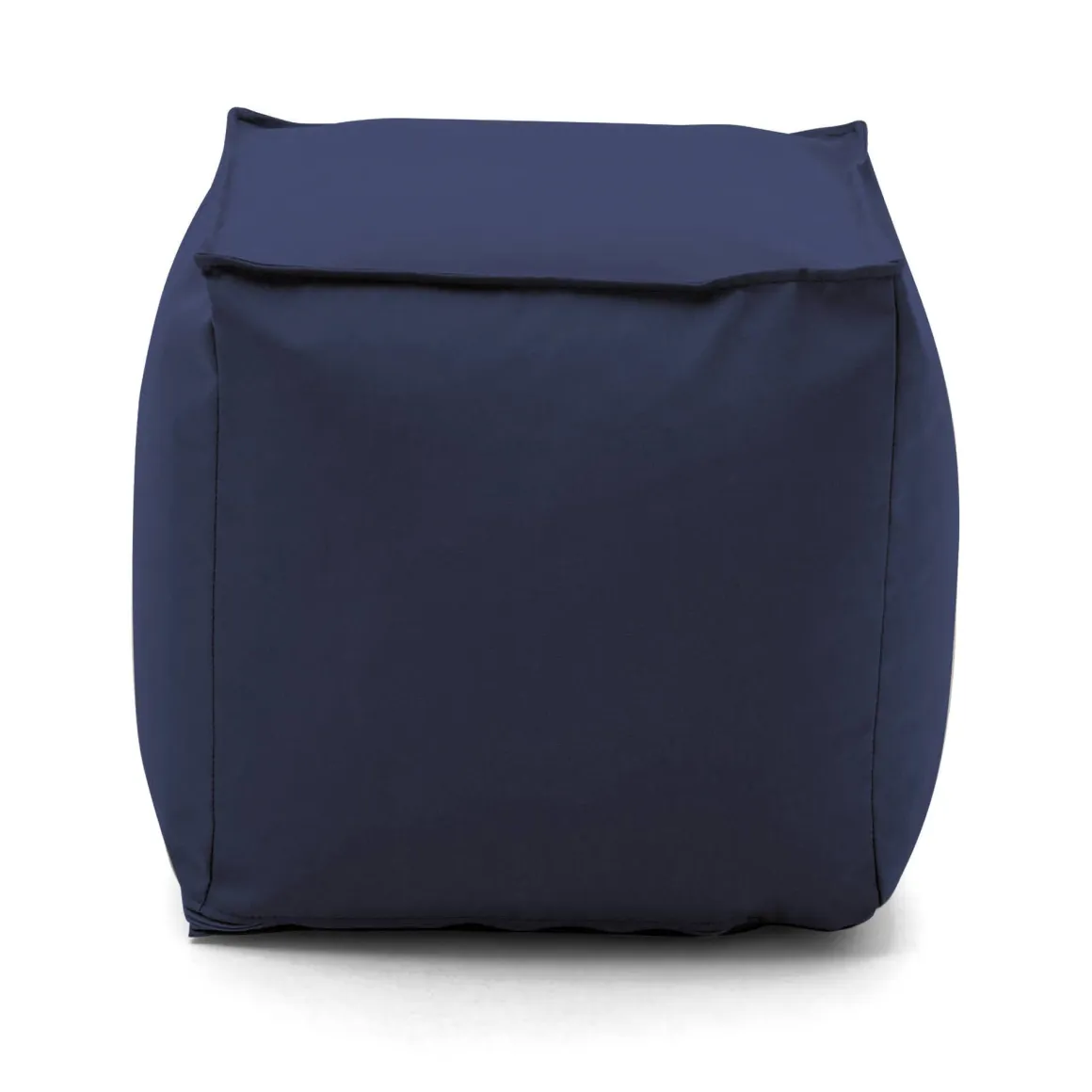 Pouf quadrato blu 45x45x45h cm - Aron