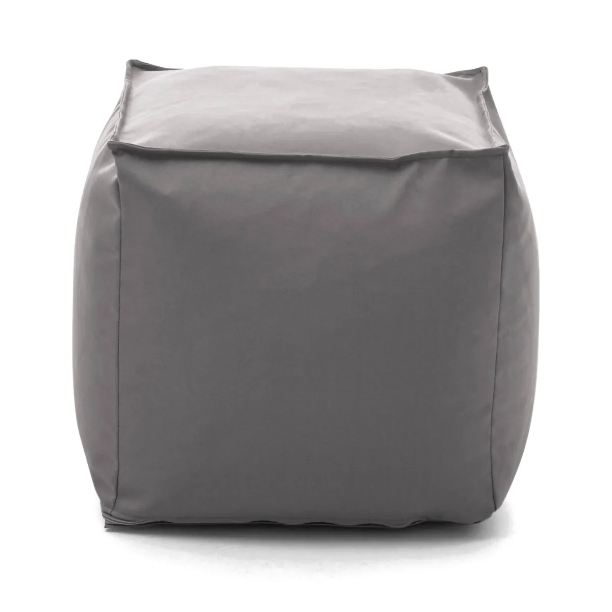 Salotto|Pouf > Dmora Pouf quadrato 45x45x45h cm - Aron Grigio