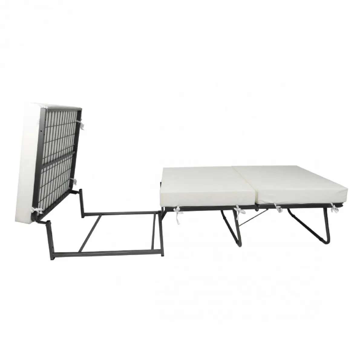 Pouf > Dmora Pouf quadrato 78x78x45h cm - letto Arno Nero