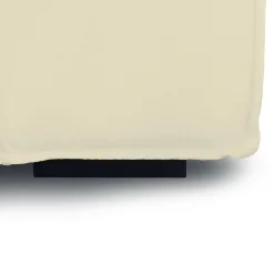 Salotto|Pouf > Dmora Pouf rettangolare 100x70x43h cm - Assisi Beige
