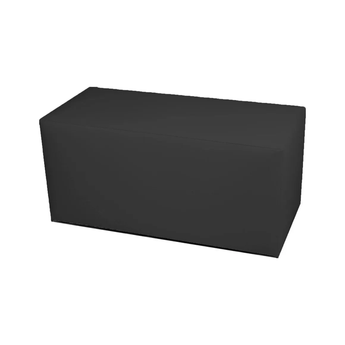Pouf rettangolare grigio scuro 90x40x42h cm - Bucuresti