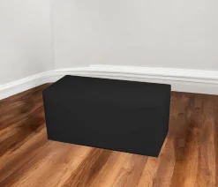 Pouf rettangolare nero 90x40x42h cm - Bucuresti