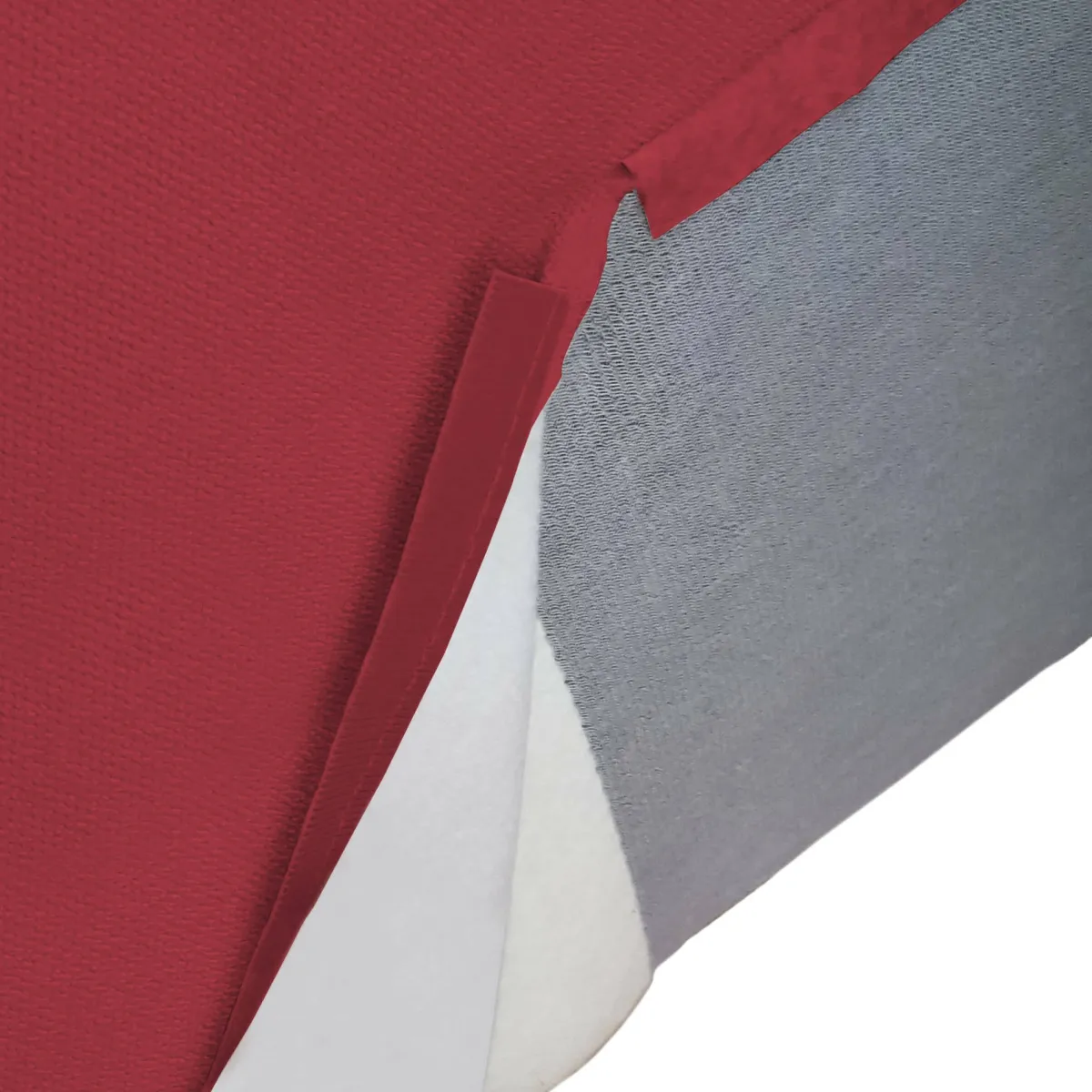 Salotto|Pouf > Dmora Pouf rettangolare 100x70x43h cm - Assisi Rosso