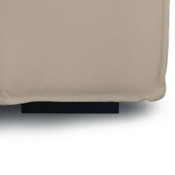 Salotto|Pouf > Dmora Pouf rettangolare tortora 100x70x43h cm - Assisi Grigio Tortora