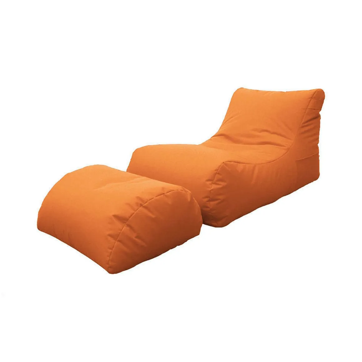 Pouf sacco arancione 120x80x60h cm - Alton