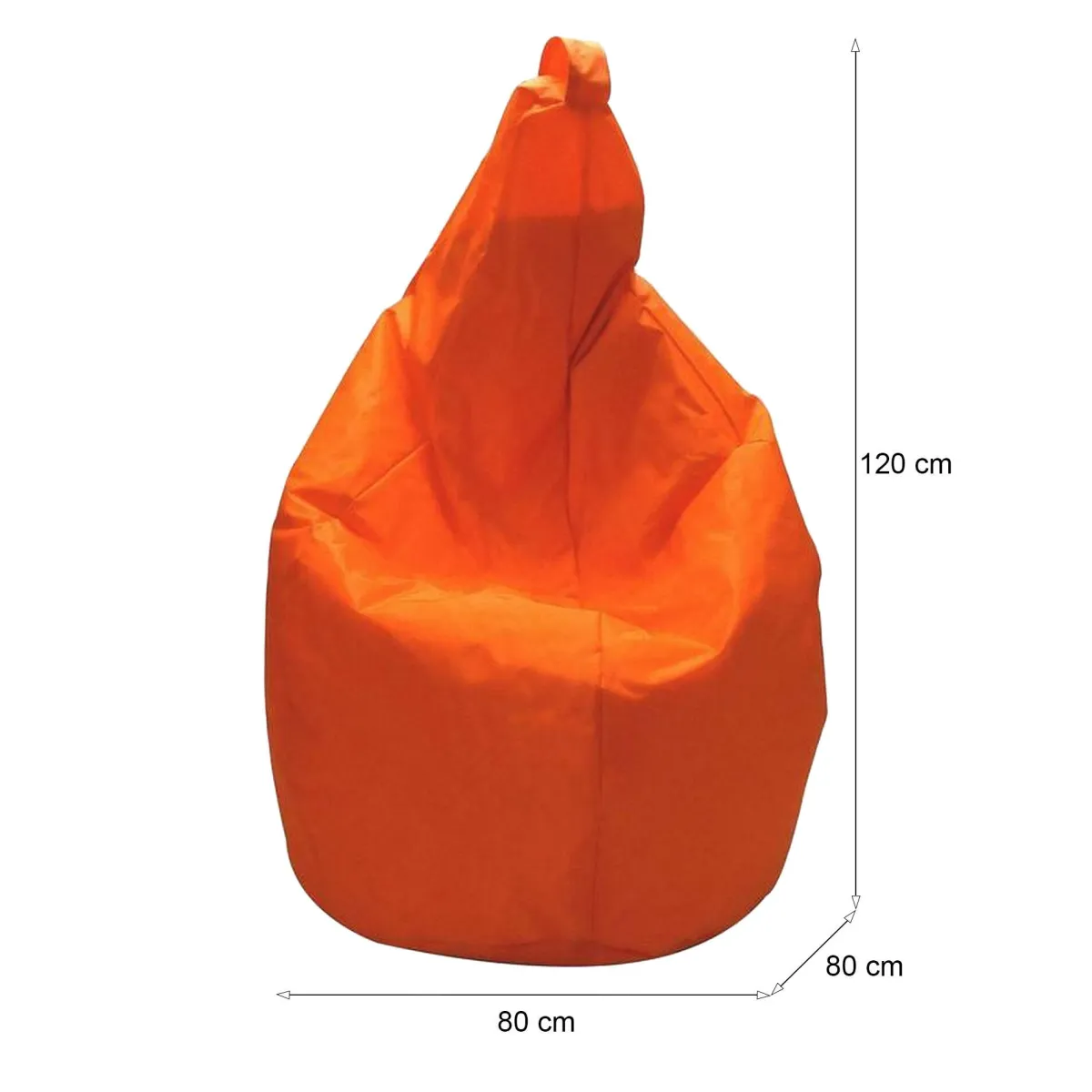Pouf > Dmora Pouf sacco 80x80x120h cm - Angillina Arancione