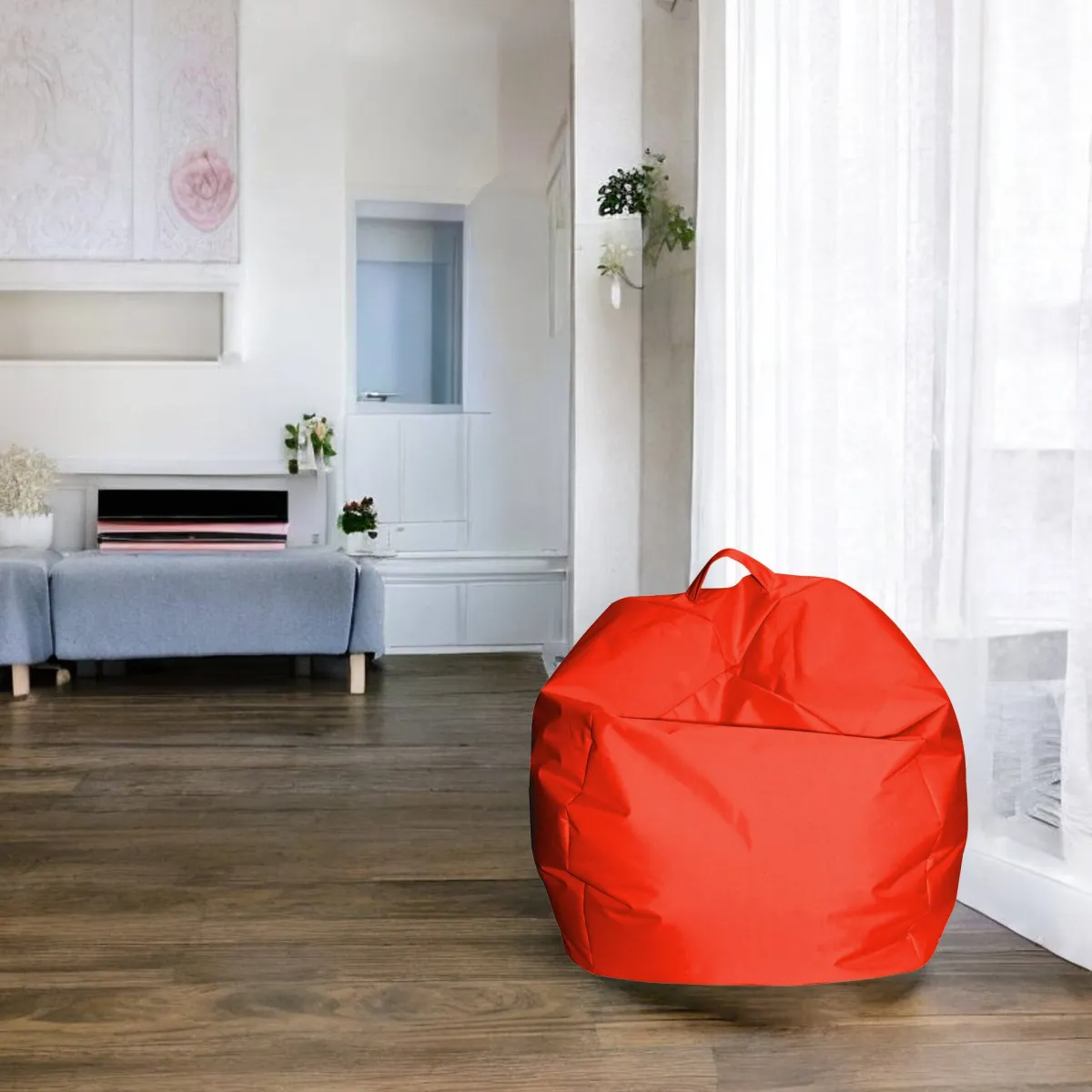 Pouf > Dmora Pouf sacco 65x65x50h cm - Ascia Arancione