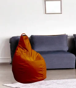 Pouf sacco arancione 90x90x120h cm - Aunter