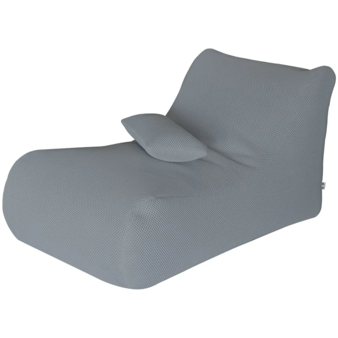 Pouf sacco grigio chiaro 70x120x65h cm - ??hck