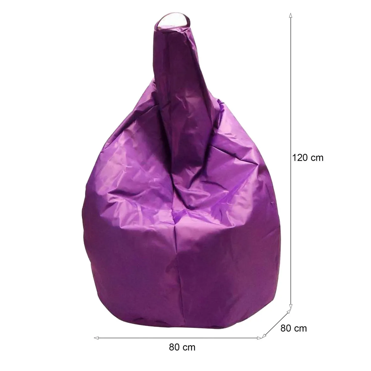 Pouf > Dmora Pouf sacco 80x80x120h cm - Angillina Viola