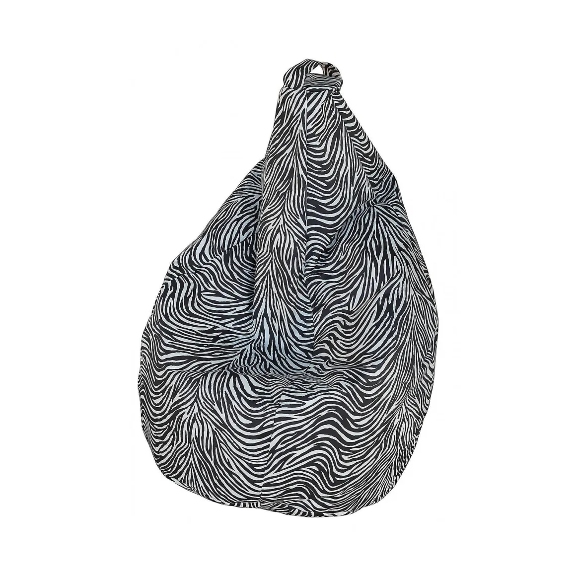 Pouf sacco zebrato 80x80x120h cm - Maristella