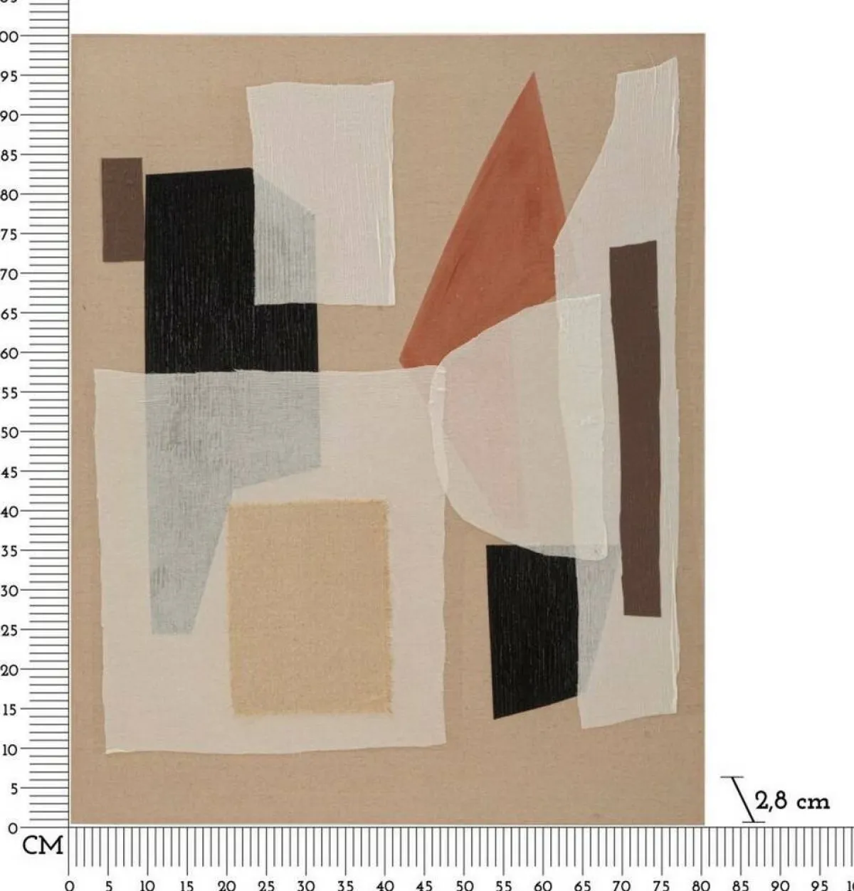 Quadri > Dmora Quadro Claes, 80x3 h100 cm, Multicolore