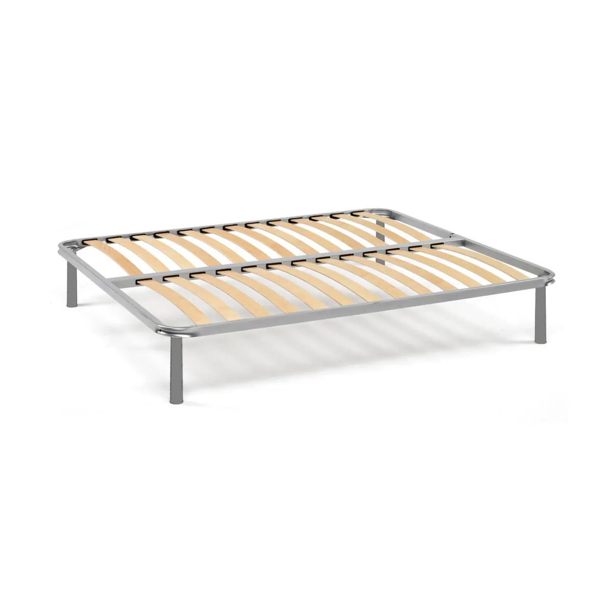 Reti Letto Matrimoniali|Camera Da Letto > Dmora Rete letto matrimoniale Al, 100% Made in Italy, Cm 160x190h 31 Grigio