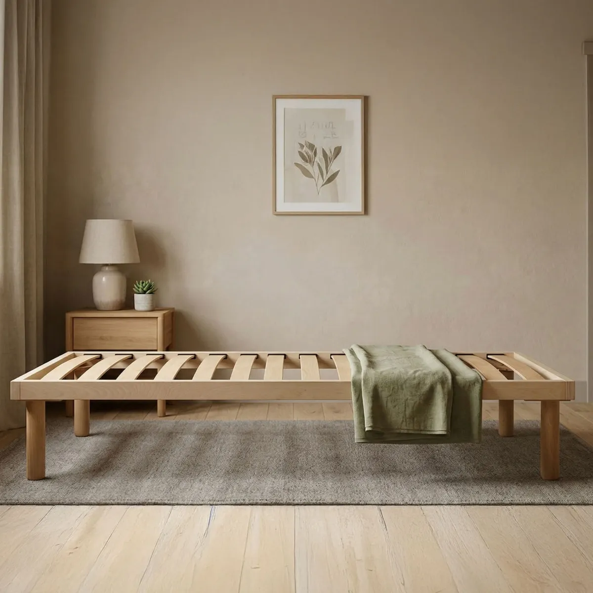 Reti Letto Piazza E Mezza|Camera Da Letto > Dmora Rete letto piazza e mezza Albero, 100% Made in Italy, Cm 120x190h31 Marrone