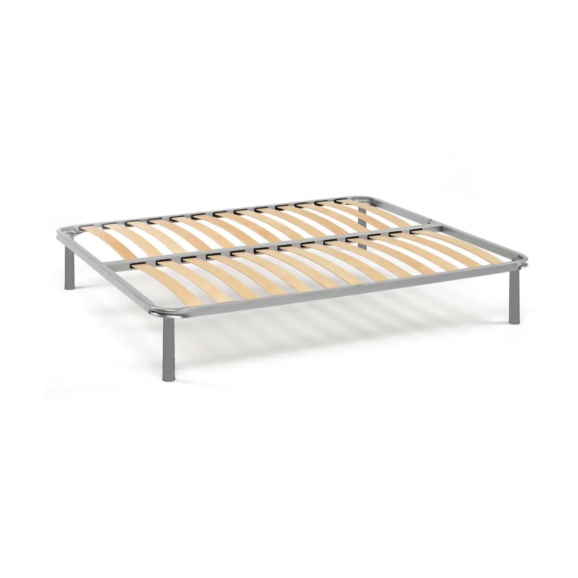 Reti Letto Piazza E Mezza|Camera Da Letto > Dmora Rete letto piazza e mezza Annaelena, 100% Made in Italy, Cm 120x200h34 Grigio