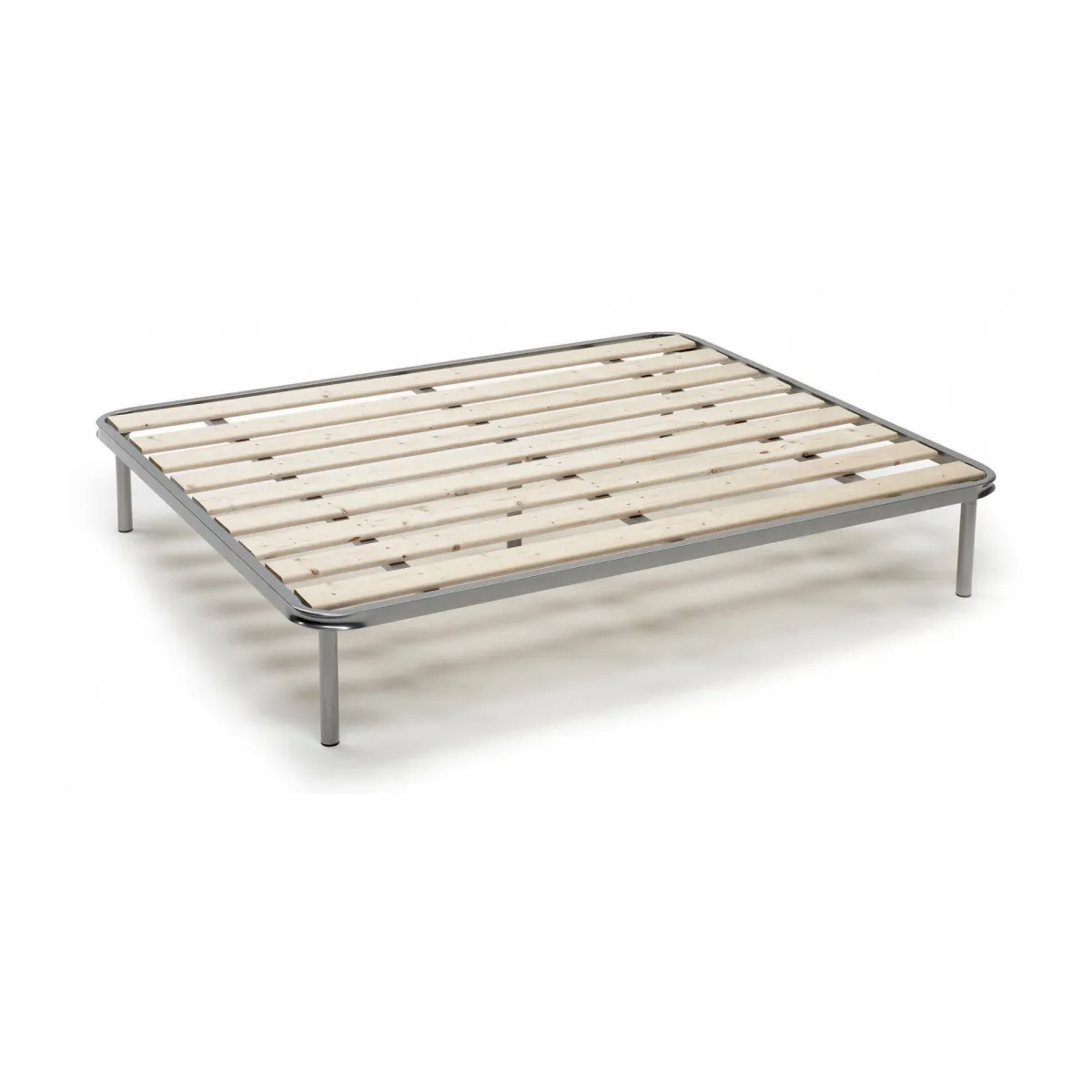 Reti Letto Piazza E Mezza|Camera Da Letto > Dmora Rete letto piazza e mezza Dabaun, 100% Made in Italy, Cm 120x190h31 Grigio
