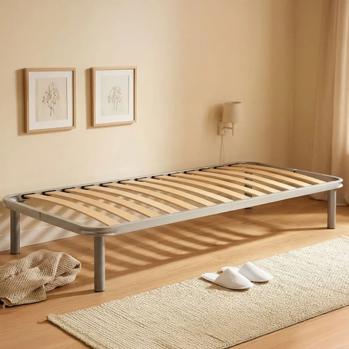 Rete letto singolo Amammata, 100% Made in Italy, Cm 90x190h 34