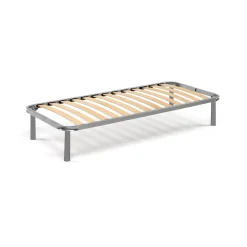 Reti Letto Singole|Camera Da Letto > Dmora Rete letto singolo Dgori, 100% Made in Italy, Cm 90x180h 34 Grigio