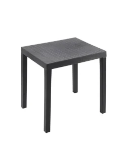 Set Da Esterno|Outdoor > Dmora Salotto da esterno economico 2 sedie 1 tavolo antracite - Altar Nero Antracite