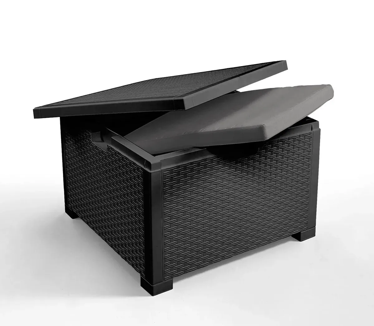 Outdoor|Salotti Da Giardino > Dmora Salotto da giardino poltrone antracite - Apis Nero Antracite