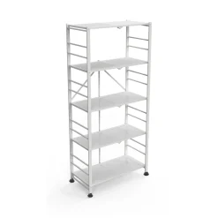 Scaffali|Armadi Da Esterno > Dmora Scaffali 5 Ripiani Peso Supportato 40 kg, - Minori Bianco