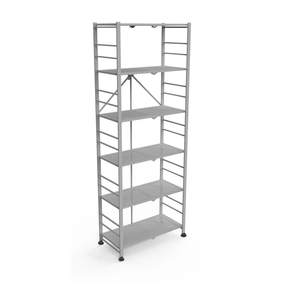 Scaffali Grigio 6 Ripiani Peso Supportato 40 kg, - Ficulle