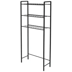Scaffali|Armadi Da Esterno > Dmora Scaffali 3 Ripiani 52x24x150h cm, - Maniace Nero
