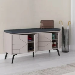 Scarpiere > Dmora Scarpiera 4 ante 107x55h cm - Velma Beige