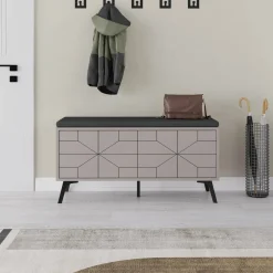 Scarpiere > Dmora Scarpiera 4 ante 107x55h cm - Velma Beige