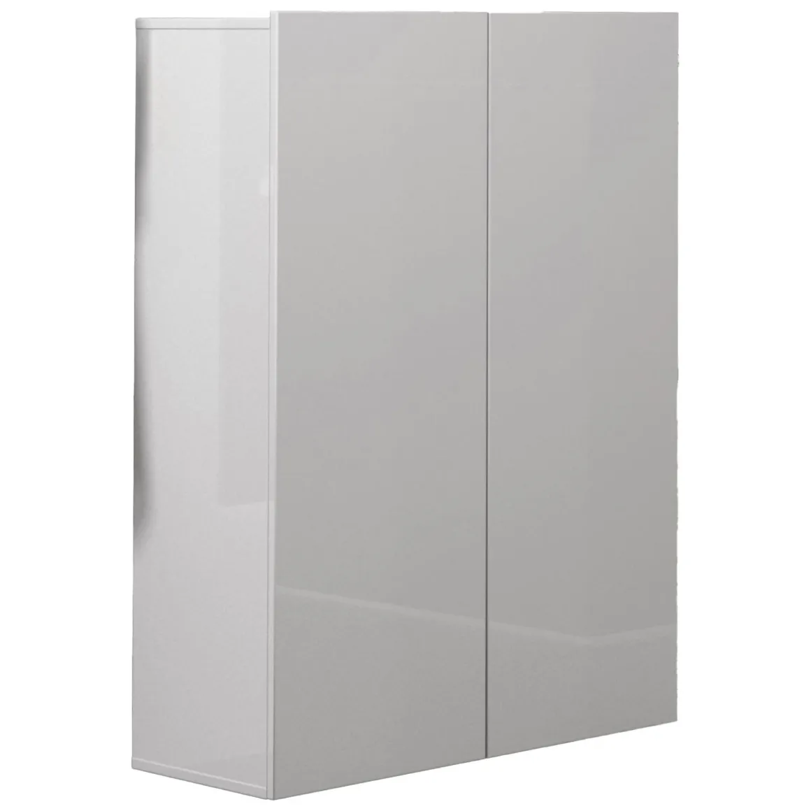 Bagno|Scarpiere > Dmora Scarpiera 2 ante bianca lucida 80x86h cm - Apetta Bianco Lucido