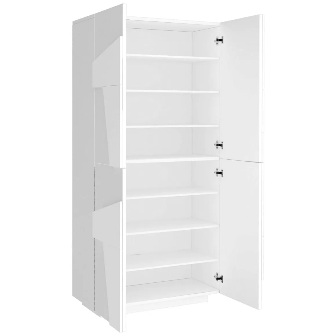 Scarpiera 4 ante bianca lucida 81x167h cm - Archibal