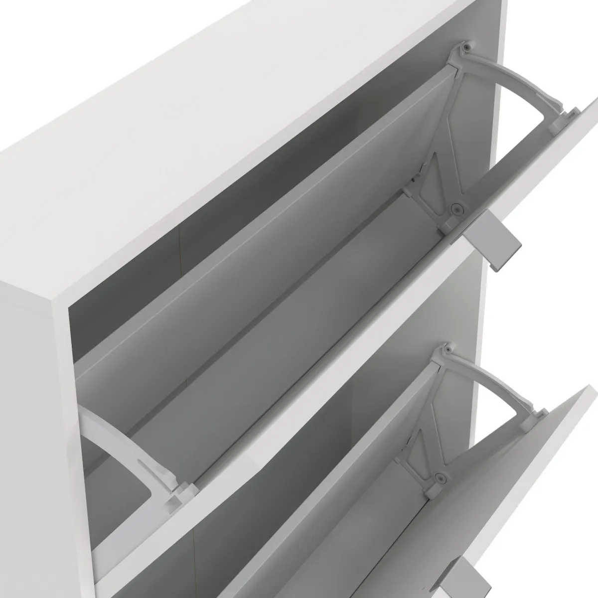 Scarpiere > Dmora Scarpiera 4 ante bianca 70x162h cm - Desideria Bianco