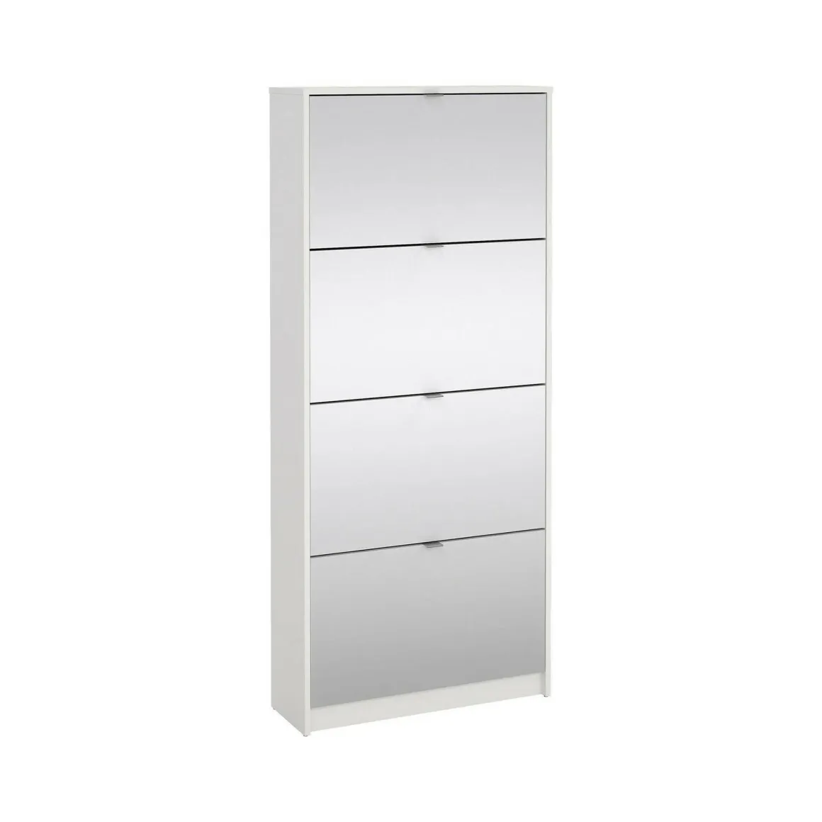 Scarpiera 4 ante bianca 70x162h cm 24 paia - Aepytus
