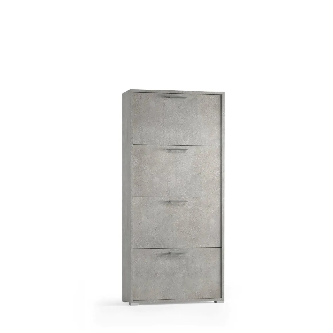 Bagno|Scarpiere > Dmora Scarpiera 4 ante cemento 81x167h cm - Archibal Grigio Cemento