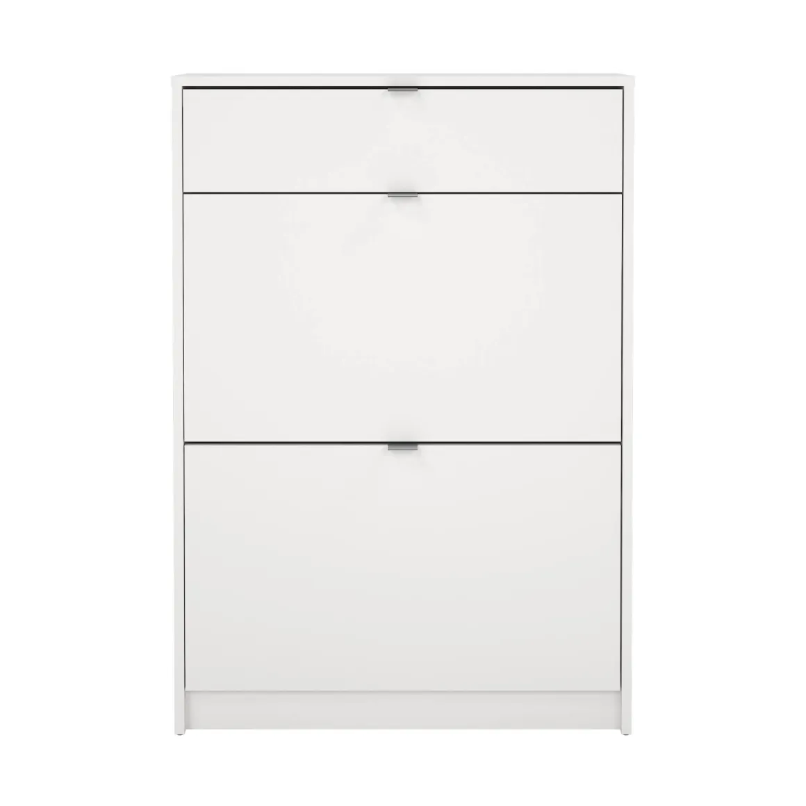 Scarpiera 2 ante e 1 cassetto bianca 70x101h cm - Theophile