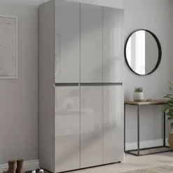 Scarpiere > Dmora Scarpiera 6 ante grigia 122x200h cm - Diva Grigio